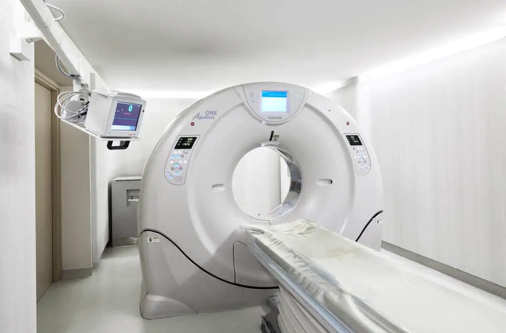 CT scanner at SBMCH