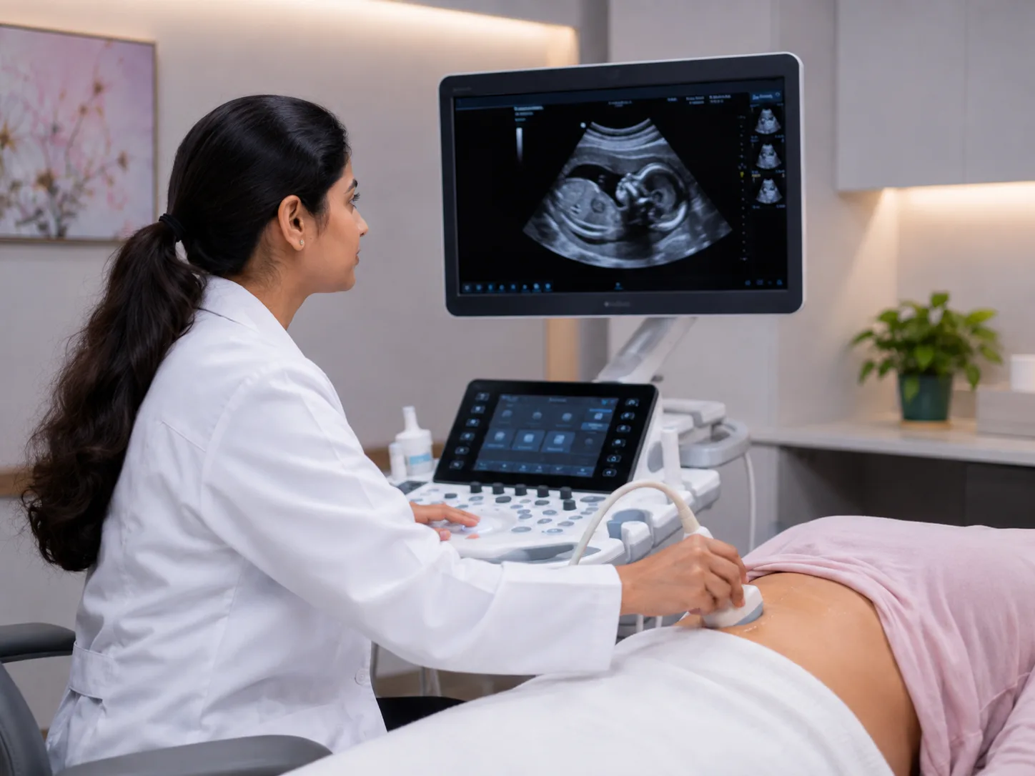 Ultrasound machine at SBMCH